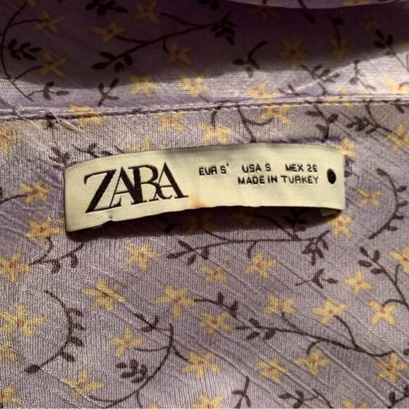 Zara Floral Satin Slip Mini Dress - Picture 10 of 10